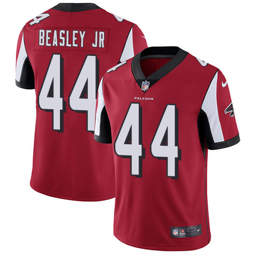 2019 men Atlanta Falcons #44 Beasley Jr red Nike Vapor Untouchable Limited NFL Jersey